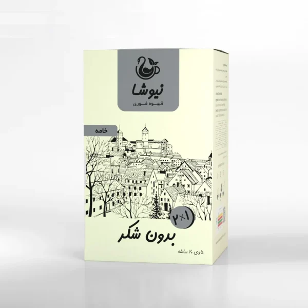 کافی میکس ۲ در ۱ خامه بدون شکر نیوشا - تصویر 2