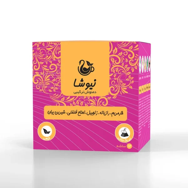 دمنوش خارمریم رازیانه زنجبیل نعناع فلفلی شیرین بیان نیوشا - تصویر 2