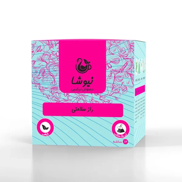 دمنوش راز سلامتی نیوشا (چای سبز + آلوئه‌ورا + رازیانه + کاکوتی) - تصویر 2