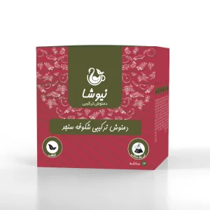 herbal tea senjed blossom sour apple licorice rose ginger cinnamon 12sachet niusha