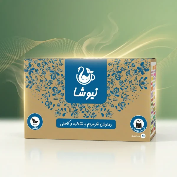 دمنوش خارمریم شاهتره کاسنی نیوشا ۲۰ تی‌بگ