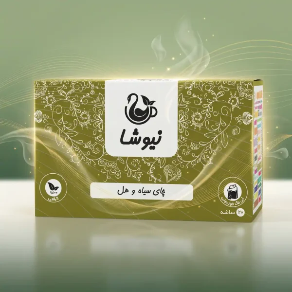 چای سیاه و هل نیوشا Newsha Cardamom Black Tea