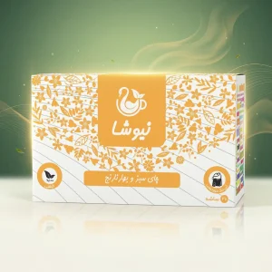 چای سبز و بهارنارنج نیوشا Newsha Green Tea Bitter Orange Blossom