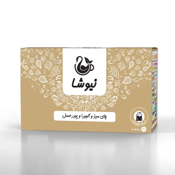 چای سبز و آلوئه‌ورا نیوشا - تصویر 2